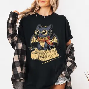Toothless Vintage Shirt, Epic Universe How to Train Your Dragon Tee, Night Fury Top, Universal Studios Graphic Shirt
