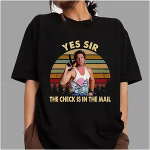Yes Sir The Check Is In The Mail TShirt, Jack Burton Big Trouble In Little China Inspired T-Shirt