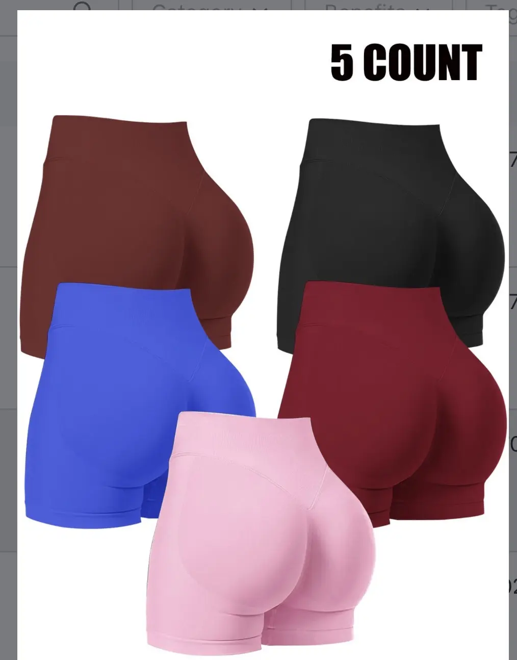 High Waist Breathable Sports Shorts