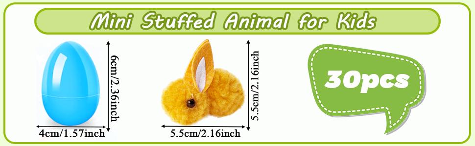 30 Pack Easter Eggs Fillers with Mini Easter Bunny Plush – Colorful Bunny Stuffed Animals, Easter Basket Stuffers for Kids, Toddlers, Teens, Boys & Girls 30 Pack Easter Eggs Fillers with Mini Easter Bunny Plush – Colorful Bunny Stuffed Animals, Easter Basket Stuffers for Kids, Toddlers, Teens, Boys & Girls