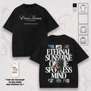 Eternal Sunshine Vintage Graphic T-Shirt, Hoodie, Sweatshirt 100% Premium Cotton Pre-Washed Fabric Menswear Top Streetwear Unisex Tees American Made Soft Durable S-5XL