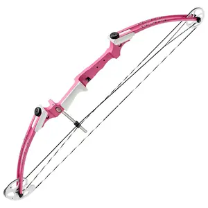 Genesis Original Archery Compound Bow w/ Adjustable Sizing, Right Handed, Pink