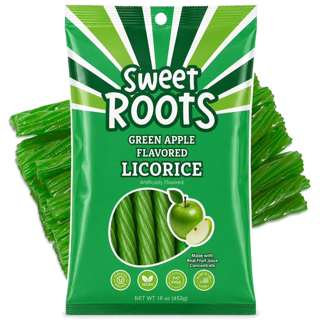 Sweet Roots Green Apple Licorice (16 oz) Sweet Roots Green Apple Licorice (16 oz)