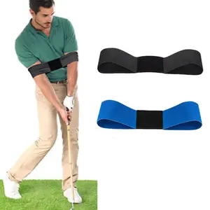 Professional Elastic Golf Swing Arm Band for Beginners and Advanced Training experience level Complete Swing Trainer Package Swing Aid Practice Adjustable Golf Swing Trainer