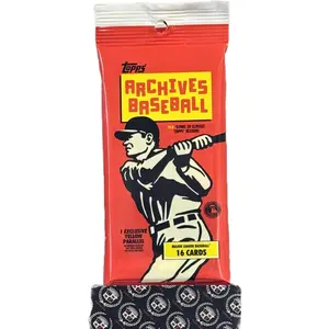 2024 Topps Archives 16 Card Value Pack! Yellow Parallel Per Pack!