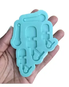Microphone Mold Singer Karaoke Earrings & Jewelry Mold