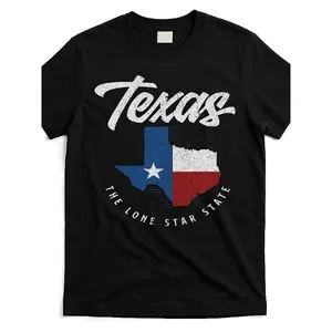 merch for men Sporty style Tee-texas the lone star state texas map, Comfortable Sports enthusiast tee, Moisture-Wicking Sports Shirt Comfortable for Casual Outings, Parties, Beach & Sports, Outdoor Clothing | All-Season Casual Wear Vintage Graphic