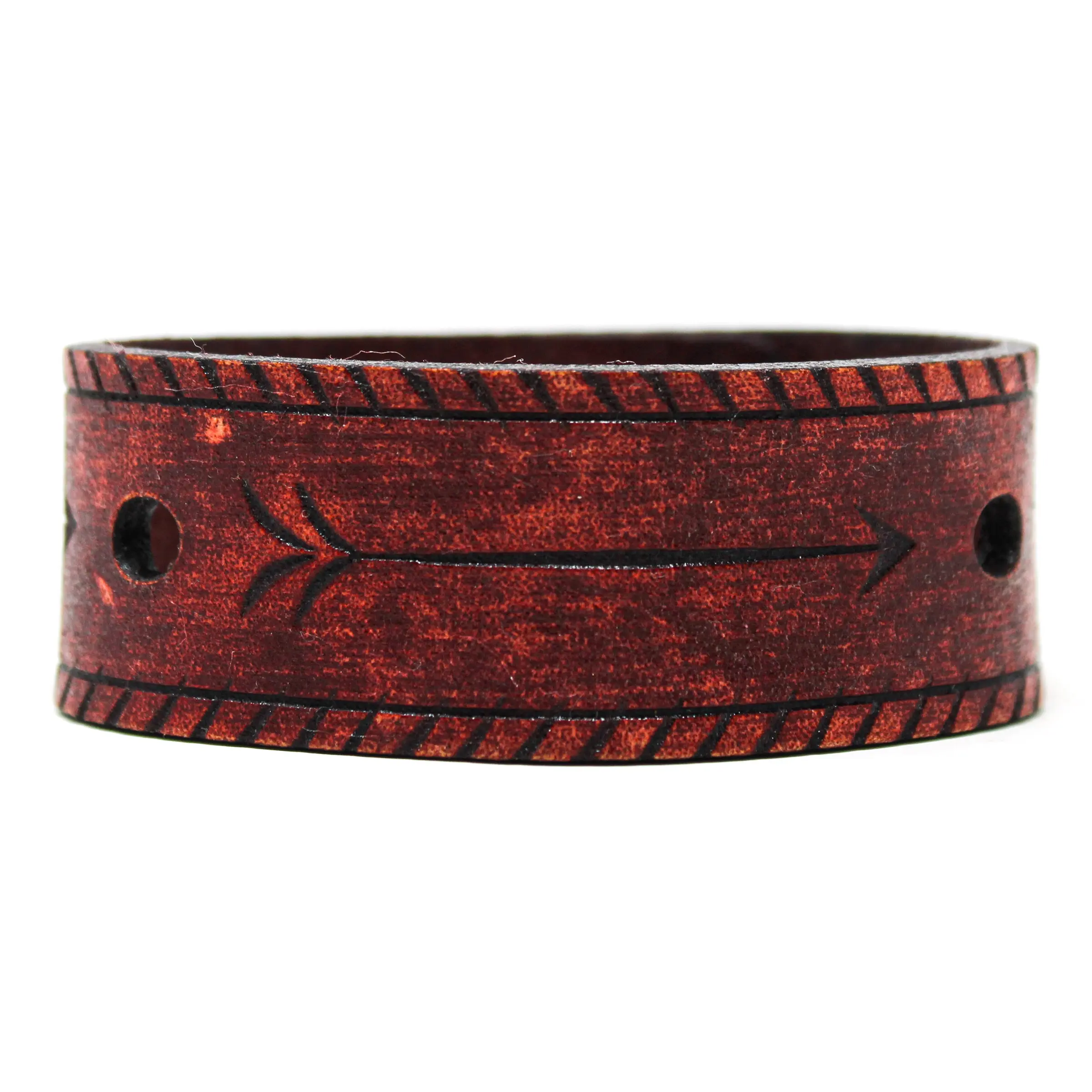 Women's Leather Cuff - Thin Arrow Cuff