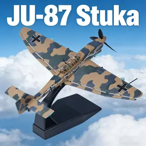 1/72 Scale JU-87 German Stuka Dive Bomber Metal Die-cast Aircraft Model Toy, A Perfect Christmas Gift, Birthday Gift, Or Holiday Gift For Aviation Enthusiasts And Collectors.