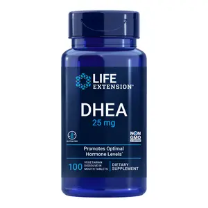 Life Extension DHEA 25 MG, 100 Dissolve-In-Mouth Tablets