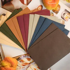 Solid Color Simple Paper Envelope, 10pcs Envelope for Mailing, Festival, Wedding, and Celebration Banquet, Party Supplies, Stationery Supplies