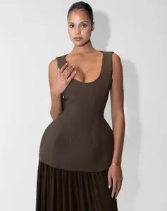 Delilah Dress, Chocolate