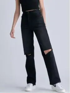Damian Dad Jeans- Black