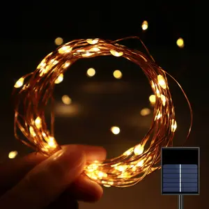 Extra-Long 150 LED Solar Warm White Fairy String Lights, Waterproof Copper Wire Outdoor Lights Courtyard, Door, and Tree Decoration outdoor holiday decoration funny home accessory graduation  decorations solar garden decor