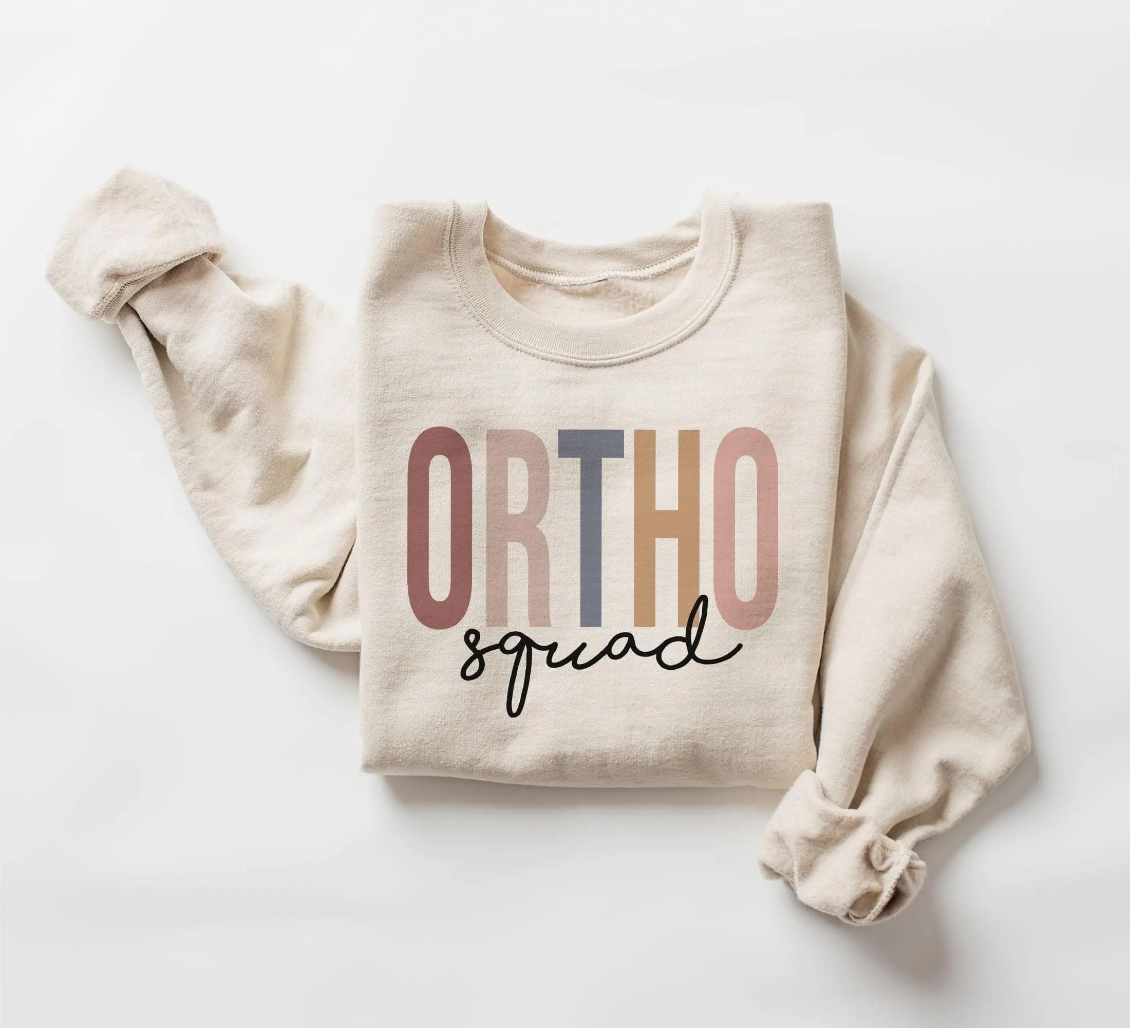 Ortho Squad T-Shirt & Sweatshirt - Orthodontics Crewneck - Orthopedics Nurse - Orthodontist Office - Dental Health