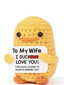 Funny Romantic Valentine's Day Gift, Cute Crochet Duck for Couples, Perfect for Anniversaries & Special Occasions, Ideal for Lovers