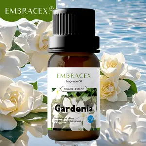 Gardenia Essential Oil, Floral Scented Oil for Diffusers, Skincare, Home Care, DIY Soaps & Candles, Long-lasting Fragrance for Home, Fitness