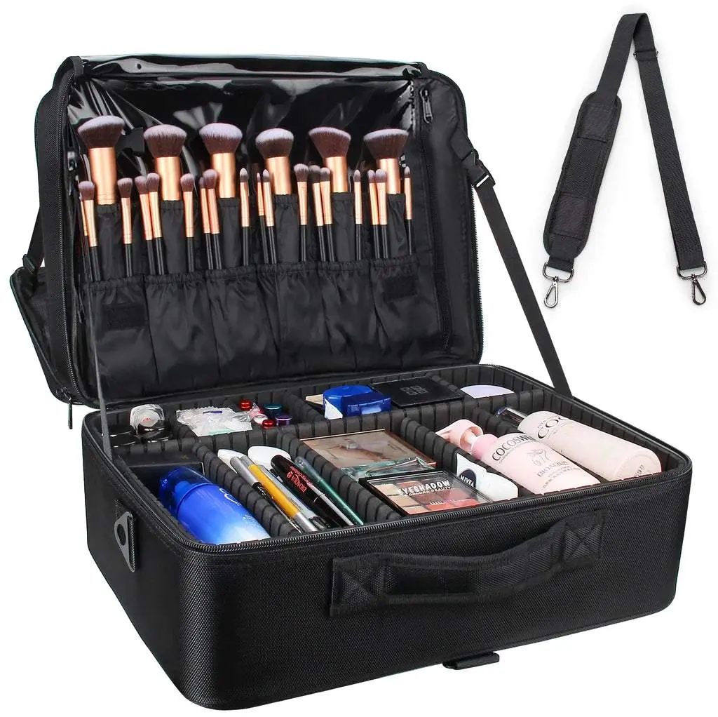 Relavel Extra Large Makeup Case - Black