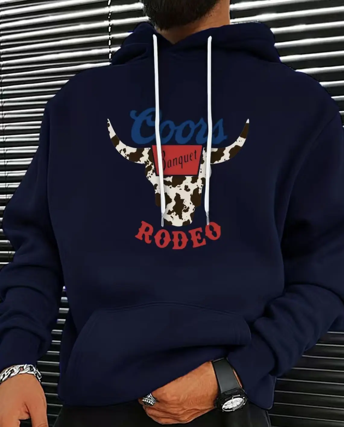 Rodeo Cowboy Beer Hoodie