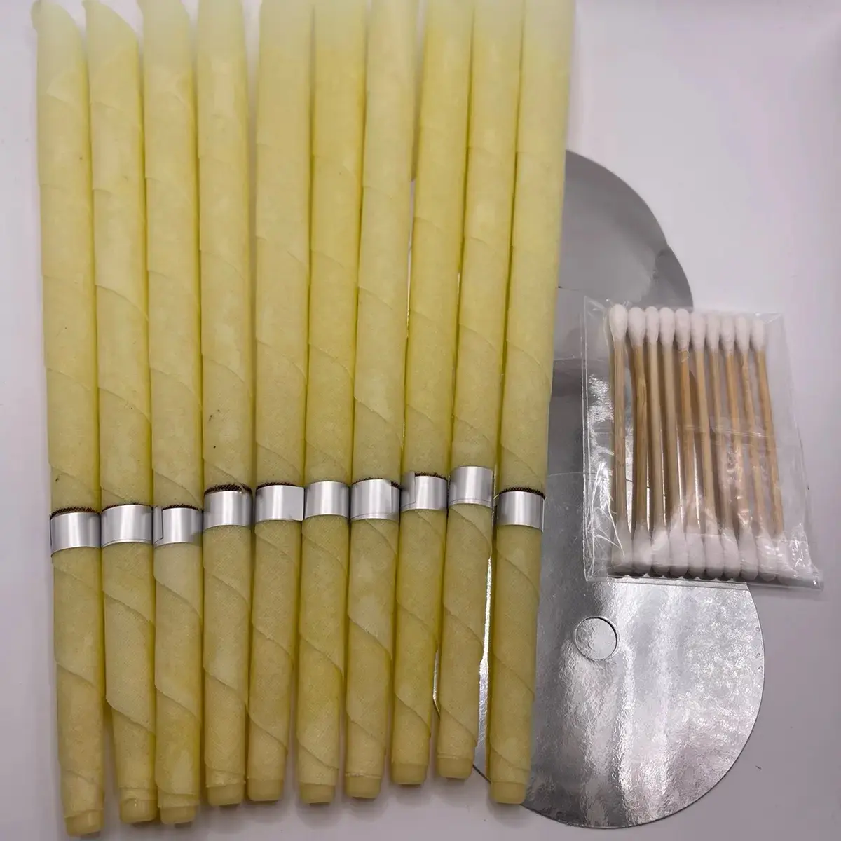 Ear Wax Removal Candles, 10 Pieces, Relaxing Ear Care, Beauty Salon Use, Gift Idea, Post-Workout Relief