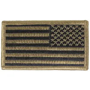 Army OCP Reversed Flag Patch with hook closure