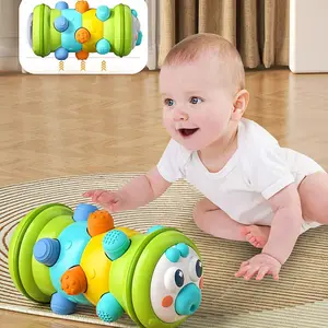 Cute Caterpillar Design Baby Toy, Sensory Early Education & Smart Toy, Finger Grasping Crawling Training Toy for Infant
