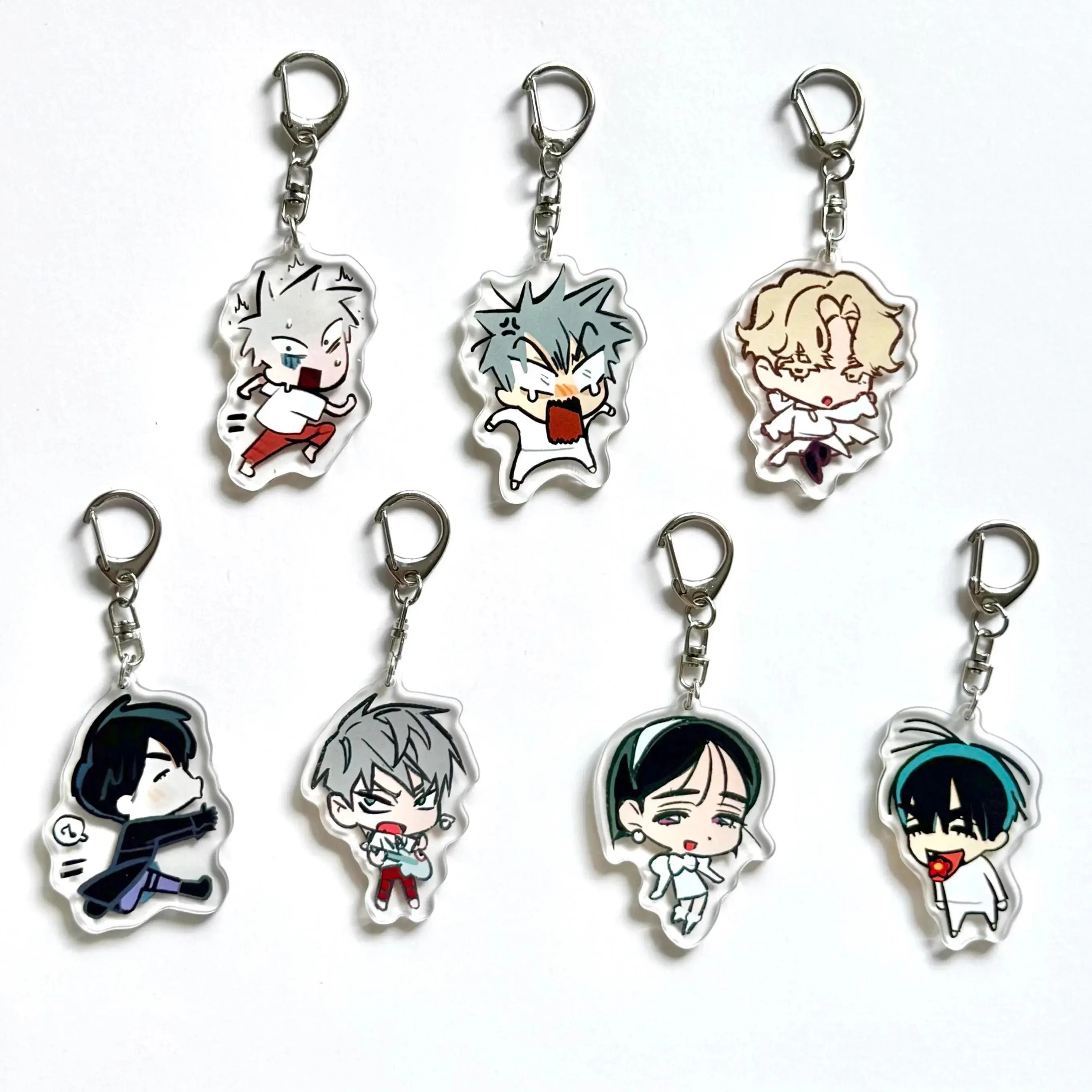 Alien Stage Acrylic Keychain, Single & Double-sided Anime Keychain, Ivan, Luka, Sua, Hyuna, Till, Mizi, Anime Gift, Bag Charm