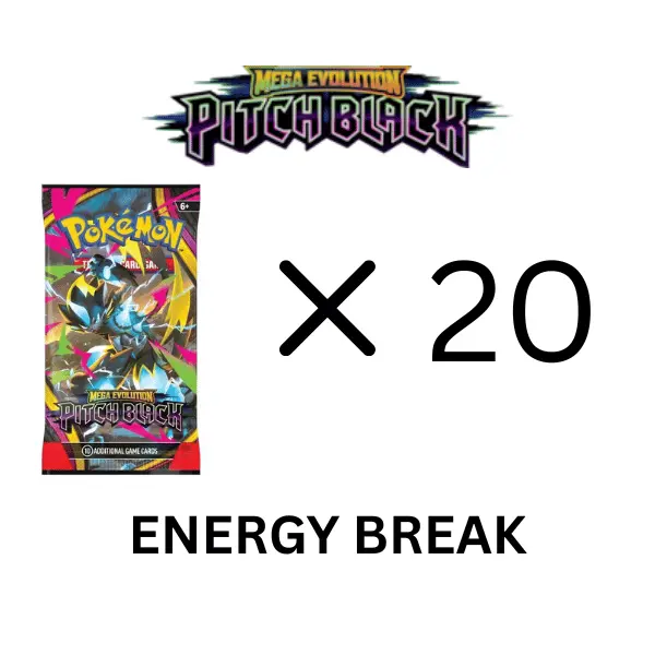 Pitch Black 20 Pack ENERGY BREAK – Cards Go to the Pack’s Energy! Break 1