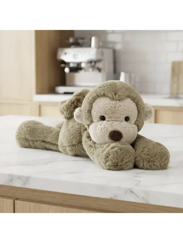 Jellycat Smooth Touch Macaque Stuffed Doll Cute Soft Monkey Stuffed Plush Monkey Plush Meaningful Birthday Gift