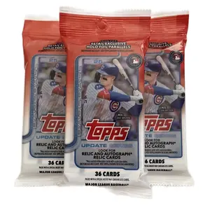 One pack of  Topps 2025 MLB Update Series Baseball Relic Auto Patch Autograph Hot Pack 36 Cards Exclusive Holo Foil Parallels No Cancellation or Refund