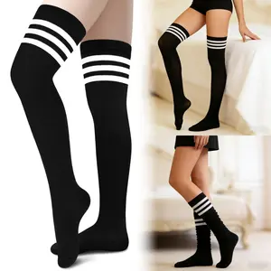 Thigh High Socks - Over-the-Knee Socks - High Elastic Super Cozy & Comfy, Knee Stockings for Women,