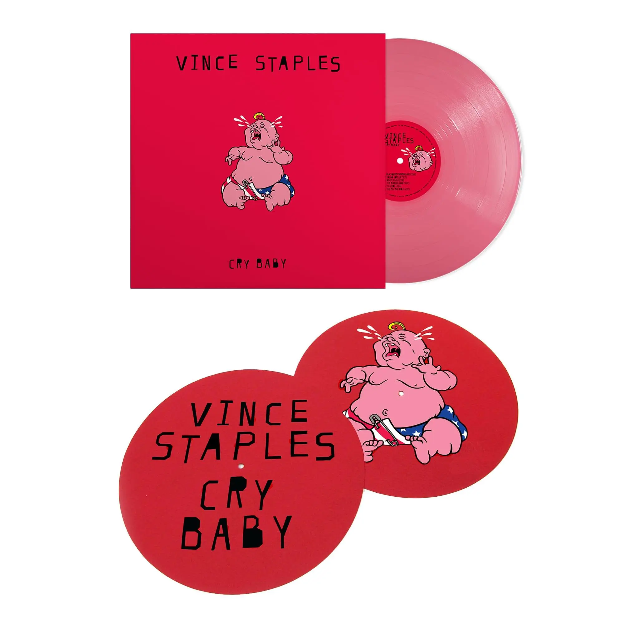 Vince Staples - Cry Baby (LP - Baby Pink Vinyl + Slipmat)