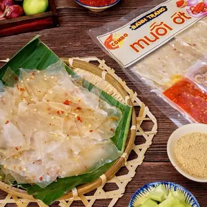 Chili Salt Rice Paper Combo 350g - Combo Bánh Tráng Dẻo Muối Ớt 350g/set Chili Salt Rice Paper Combo 350g - Combo Bánh Tráng Dẻo Muối Ớt 350g/set