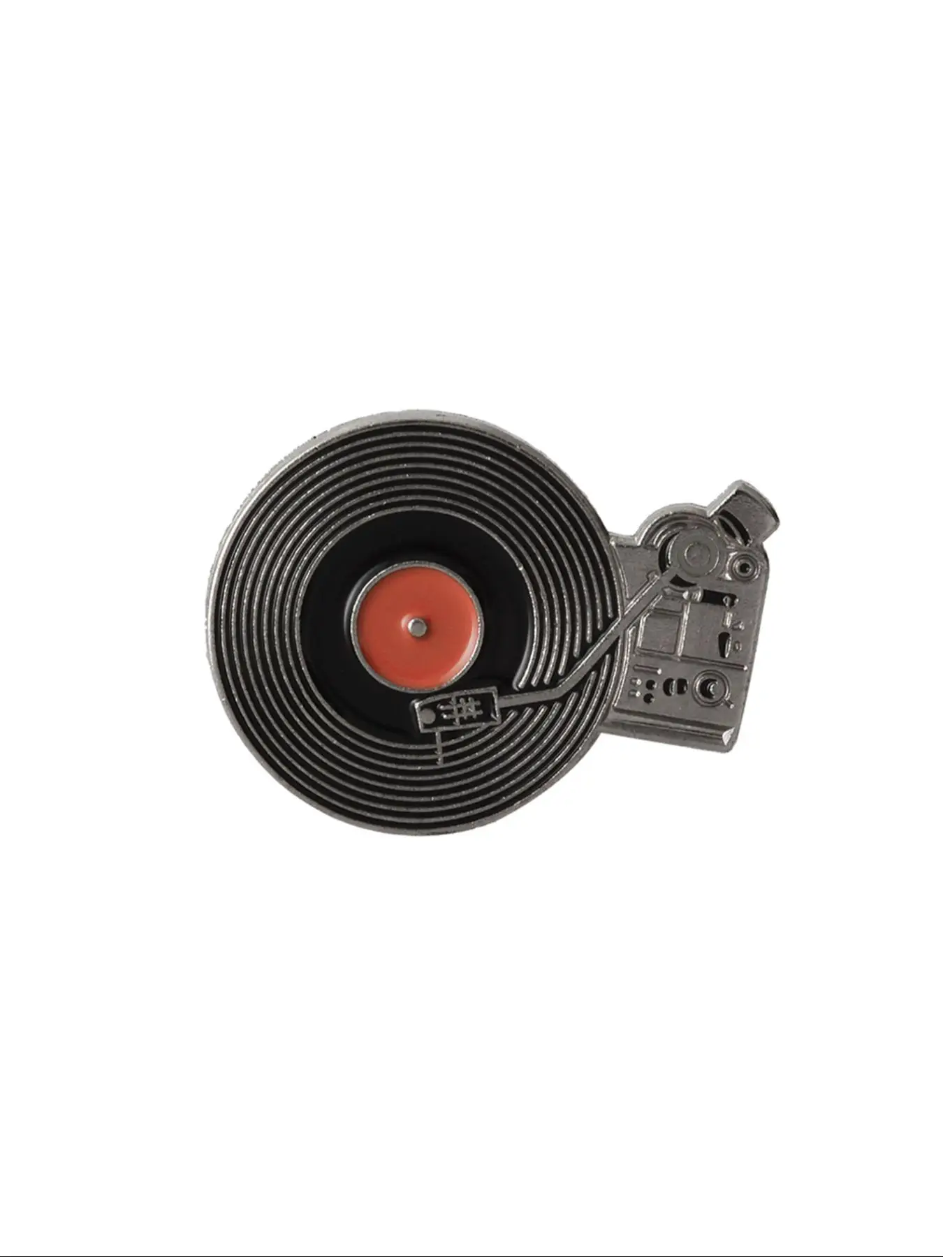 Retro Record Player Design Brooch Pin, Vintage Style Record Player Design Brooch, Fashionable Novelty Brooch, Fashion Casual Alloy Accessories for Dai