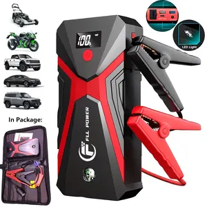 5-in-1 Portable Car Battery Jump Starter 12V Fast Start, Battery Boost, USB I/O, LED Emergency Light, Reliable Power, Roadside/Vehicle Emergency Tools 3000A Portable Wireless Car Jump Starter Battery Jump Starter Portable