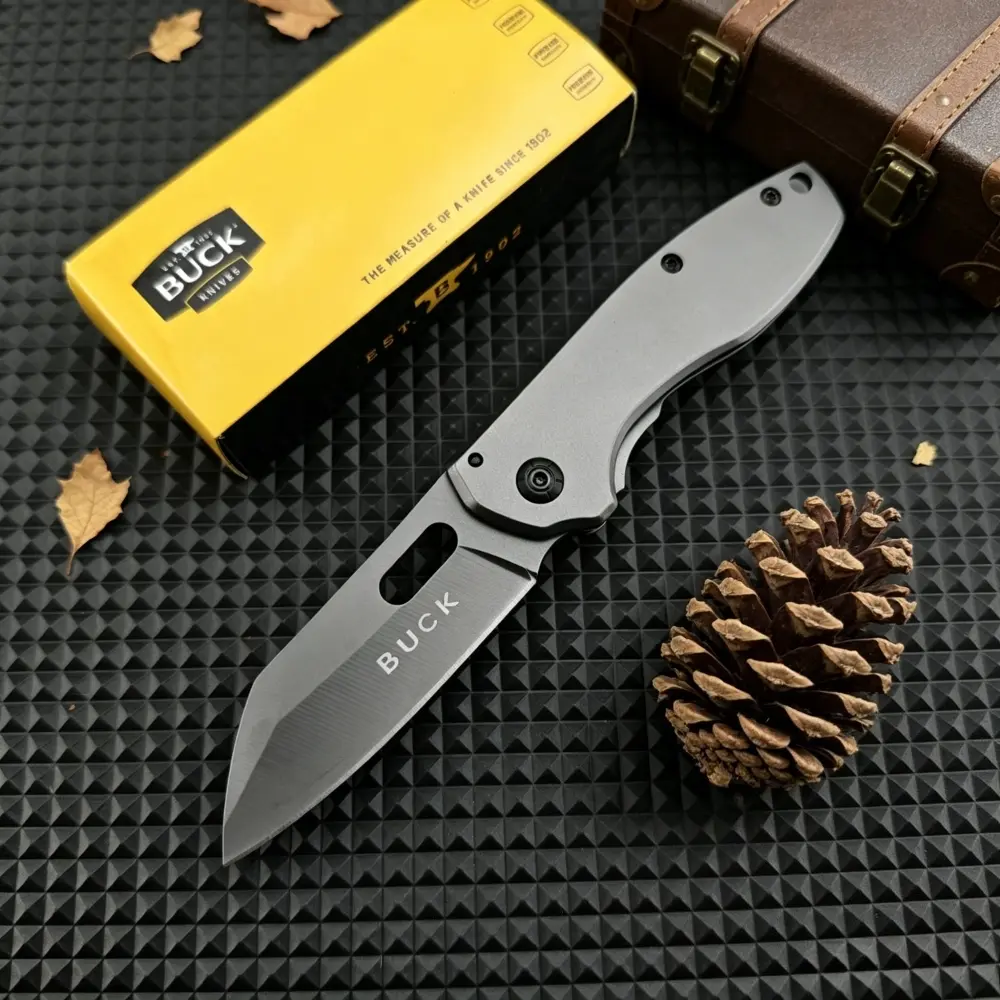 Best-Selling DA103 Pocket Folding Knife: 5Cr13Mov Steel Blade, 420 Steel Handle—Compact Outdoor Camping Knife, Survival & Adventure Multi-Purpose Tool, EDC Survival Tool for Hiking, Travel, and Fishing—Great Gift Outdoor Multifunctional Tools