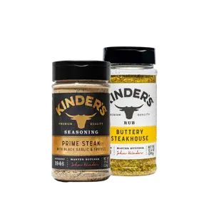 Kinders Steak Mastery Duo - Buttery Steakhouse,  Prime Steak with Black Garlic & Truffle Seasoning