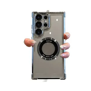 Shockproof Electroplated Clear Case for Samsung S26 Ultra | Four Corner Airbag Protection