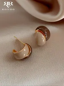 French Vintage Style Small Dangle Ear Studs for Women, Elegant Minimalist Earrings, Elegant Casual Everyday Wear, Perfect for Commuting and Parties, Stud Earring Jewelry