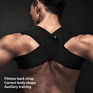 Unisex Invisible Posture Corrector for Women Men, Shoulder Brace Back Straightener, Comfortable Back Support for Daily Wear & Workout