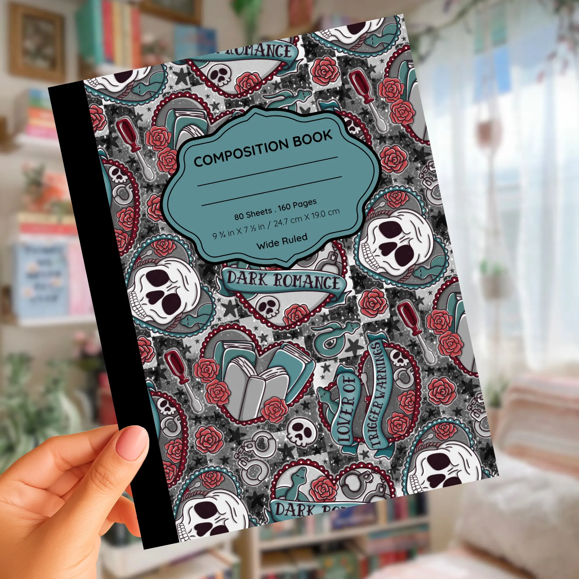 Dark Romance Composition Notebook