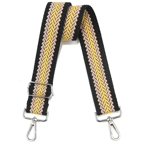 Silver Hardware black Khaki Yellow