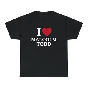 malcolm todd shirt100% Cotton I Love Malcolm Todd Shirt Golf Gift T-Shirt For Men And Women