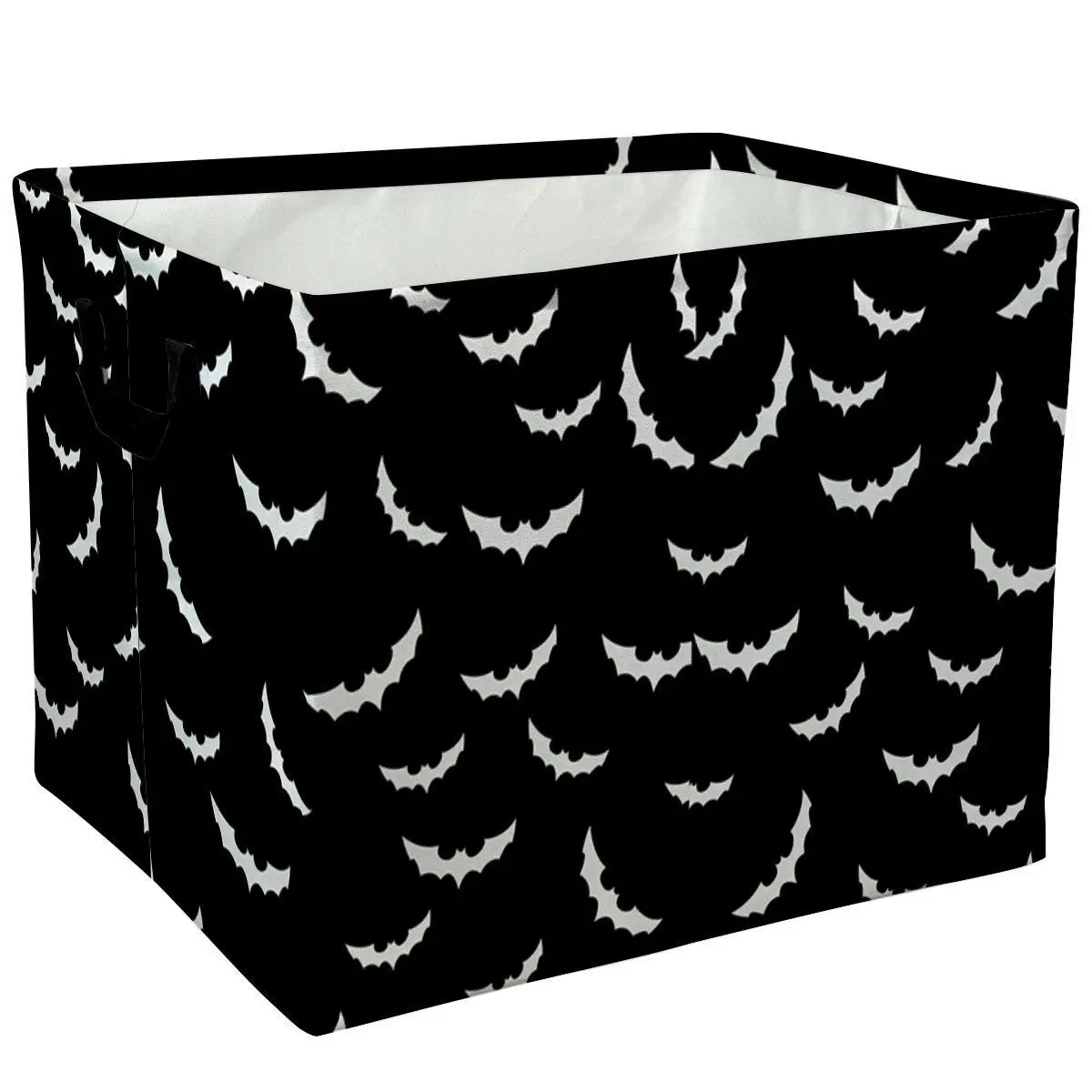 Halloween Bat Pattern Storage Baskets Storage Boxes Home Decor Storage Clothes Organization And Storage Home Decor Storage Holiday Gifts，Organizer For Toys， Books，Laundry Baskets