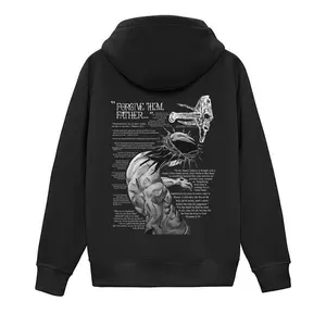 Forgive Them, Father Bible Verses Print Hoodie Unisex Fabric Womenswear MenswearGift