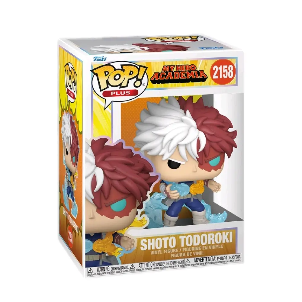 Funko Plus My Hero Academia Vinyl Shoto Todoroki Character Art Figure #2158, Collectible Display Piece
