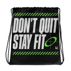 Dont Quit Drawstring bag