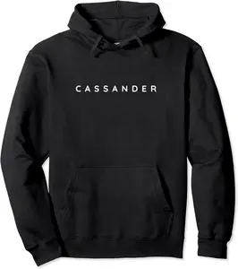 Cassander Personalized Name. Modern, Contemporary Font Pullover Hoodie - Nestorporas Shop 71B0CKND1BF8