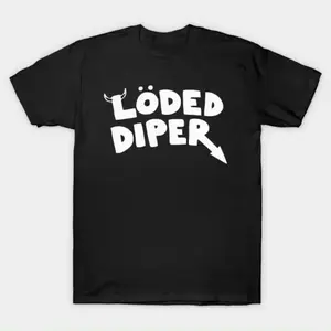 Funny Clothes LODED DIPER DIARY OF A WIMP KID Printed T-shirt Tops Men Women Summer Comfortable Tops Unisex Street Fashion Menswear Streetwear