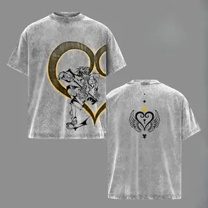 Sora Kingdom Hearts Inspired Keyblade Heartless Emblem Graphic Tee, Kingdom Hearts Sora Streetwear Shirt, Anime Game Crossover Vintage Style T-Shirt, Keyblade Wielder Aesthetic Unisex Tee 67 shirt
